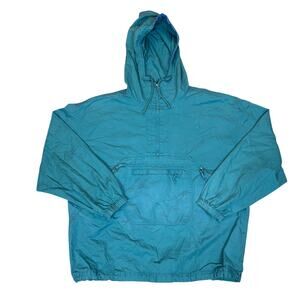 Vintage 90s Gap 7/2 Zip Hooded Anorak Windbreaker Jacket XL Baggy Streetwear